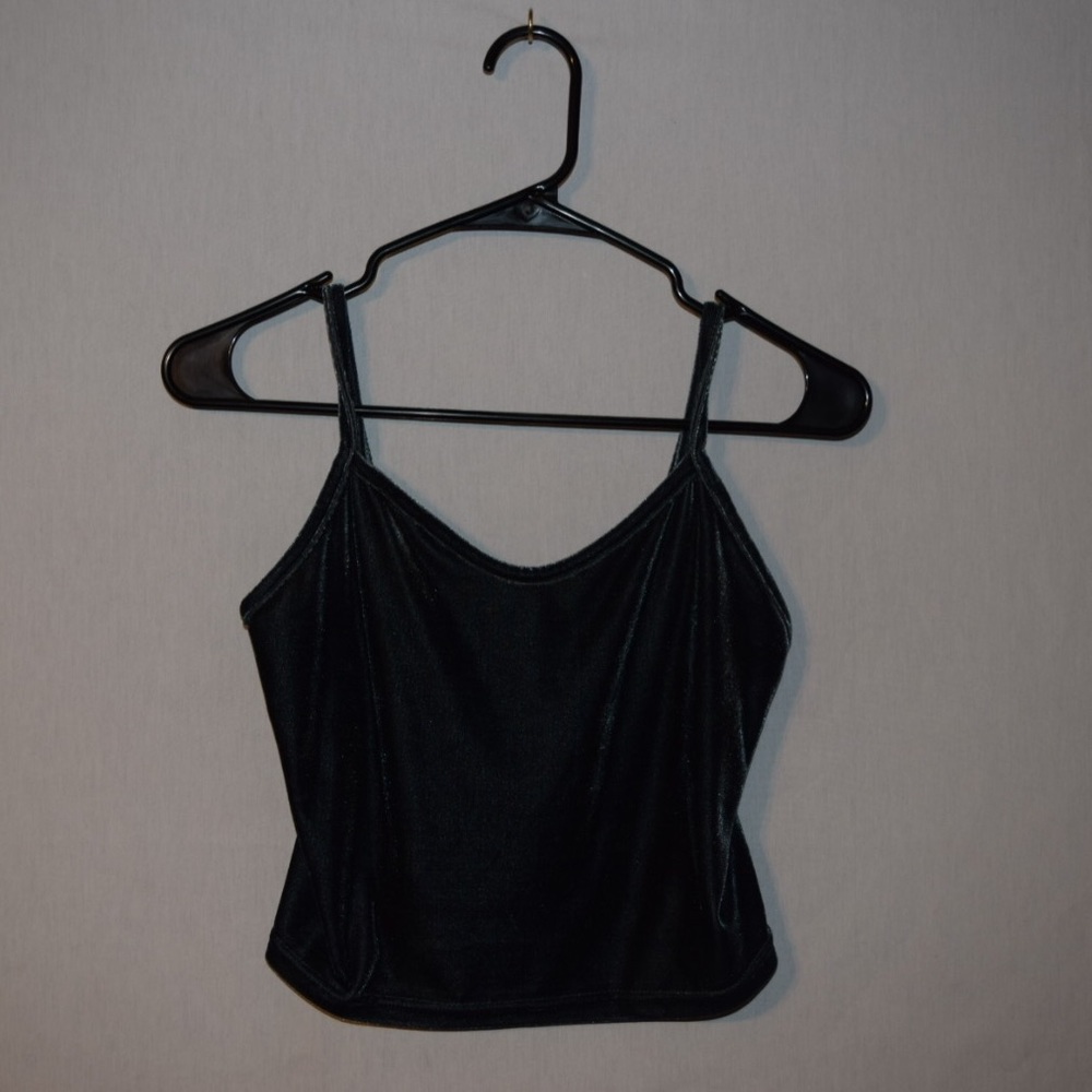 Velvet crop top